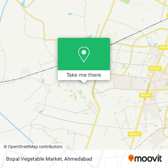 Bopal Vegetable Market map