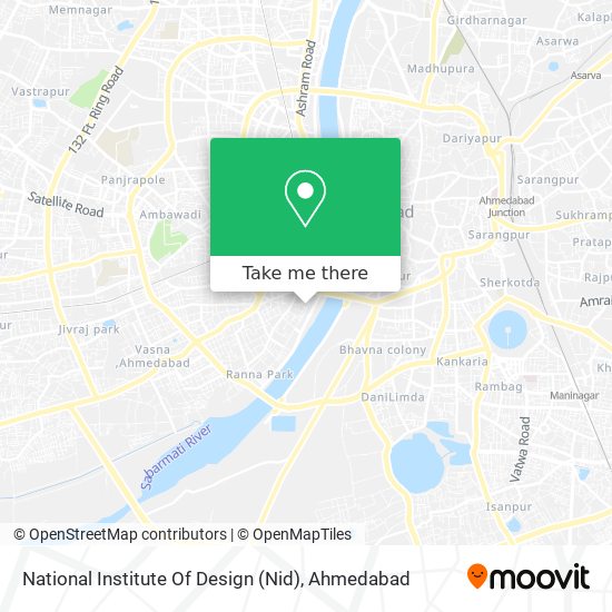National Institute Of Design (Nid) map