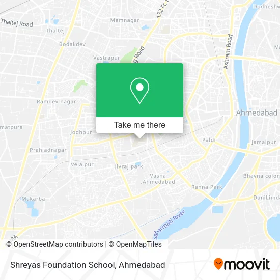 Shreyas Foundation School map