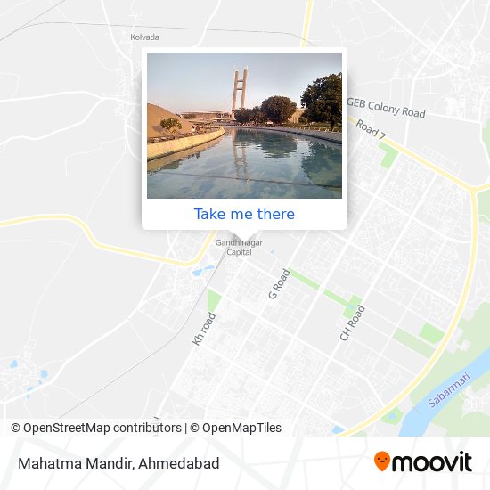 Mahatma Mandir map