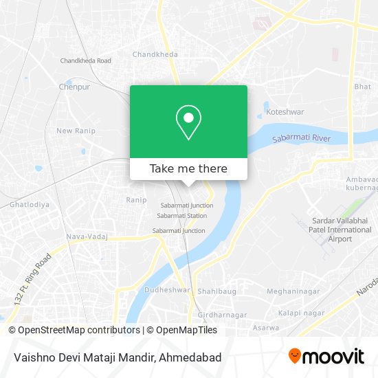 Vaishno Devi Mataji Mandir map