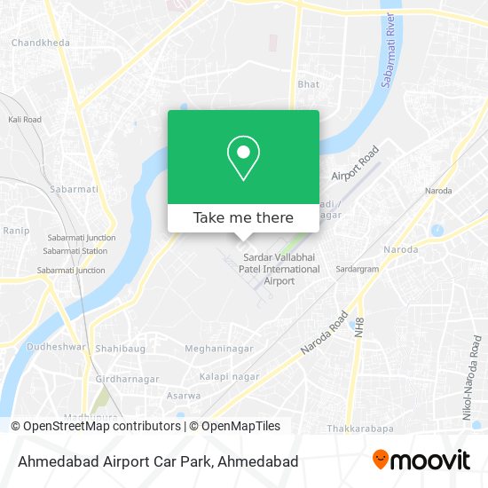Ahmedabad Airport Car Park map