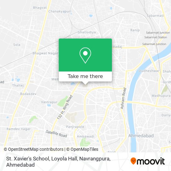 St. Xavier's School, Loyola Hall, Navrangpura map