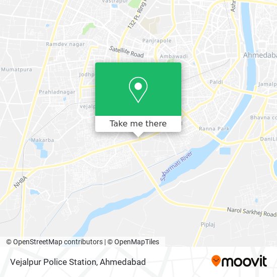 Vejalpur Police Station map