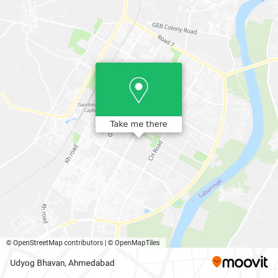 Udyog Bhavan map