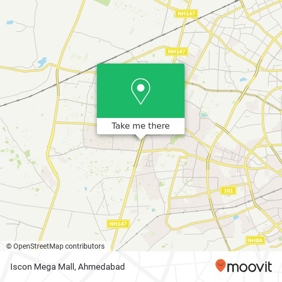 Iscon Mega Mall map