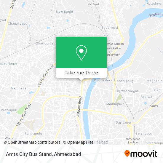 Amts City Bus Stand map