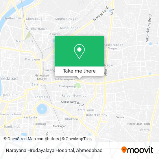 Narayana Hrudayalaya Hospital map