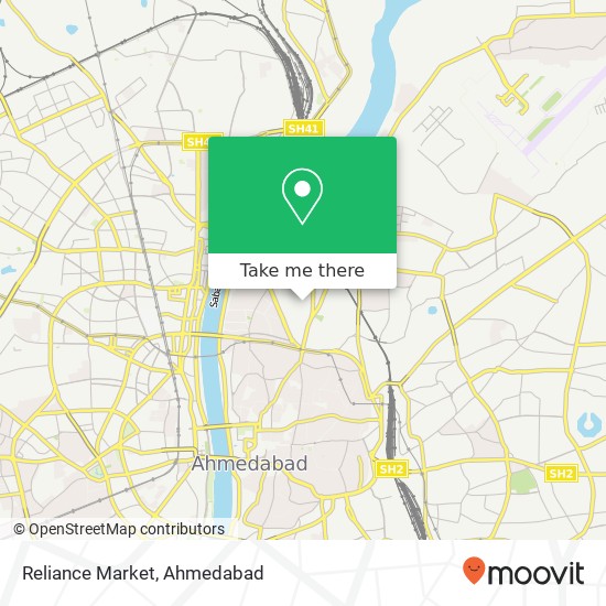 Reliance Market map