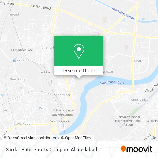 Sardar Patel Sports Complex map