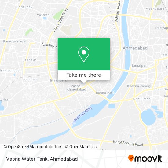 Vasna Water Tank map