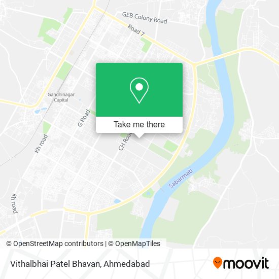 Vithalbhai Patel Bhavan map