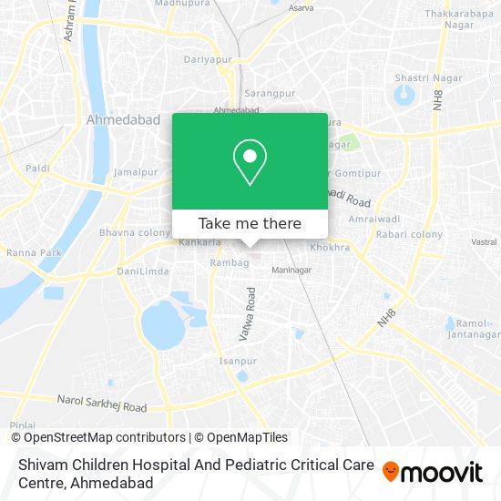 Shivam Children Hospital And Pediatric Critical Care Centre map