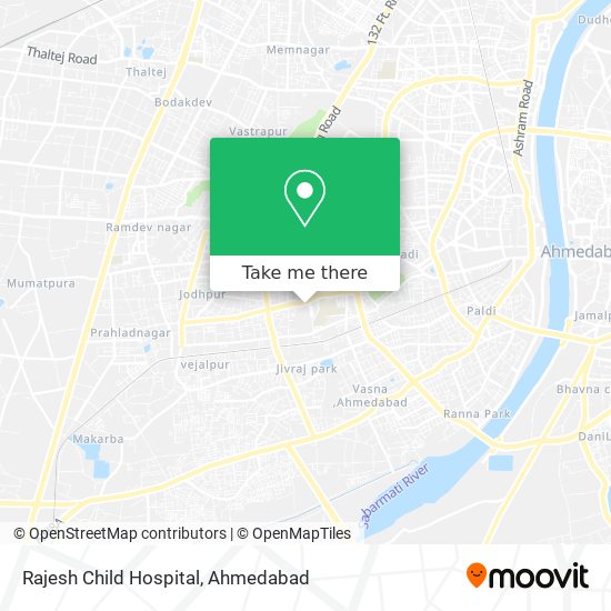 Rajesh Child Hospital map