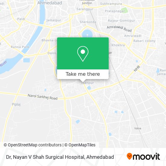 Dr, Nayan V Shah Surgical Hospital map