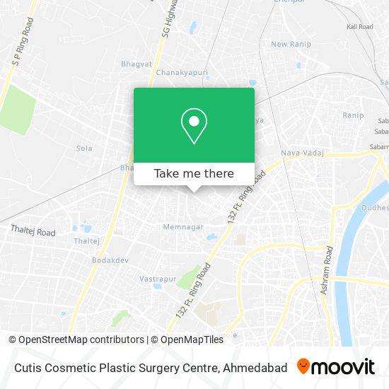 Cutis Cosmetic Plastic Surgery Centre map