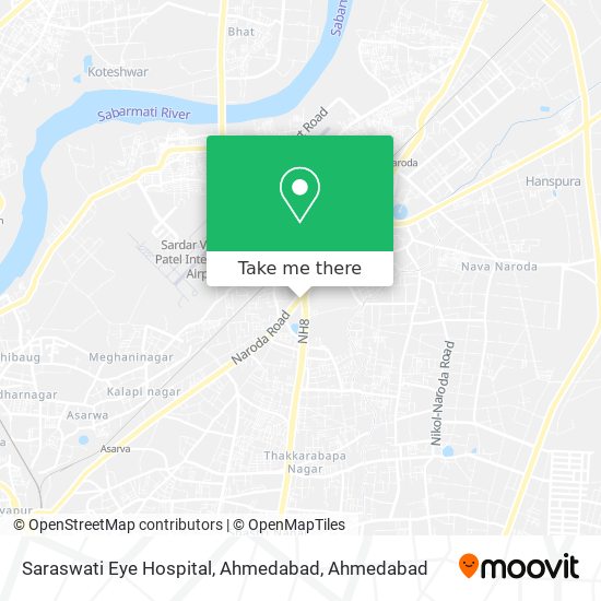 Saraswati Eye Hospital, Ahmedabad map