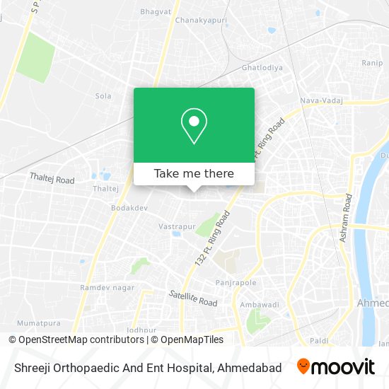 Shreeji Orthopaedic And Ent Hospital map