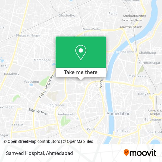 Samved Hospital map