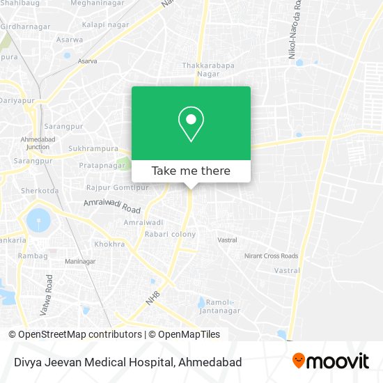 Divya Jeevan Medical Hospital map