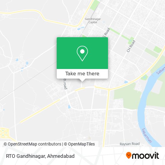 RTO Gandhinagar map