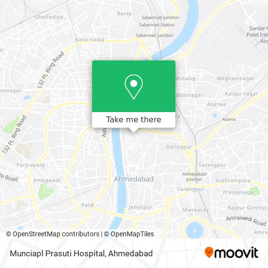 Munciapl Prasuti Hospital map