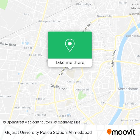 Gujarat University Police Station map