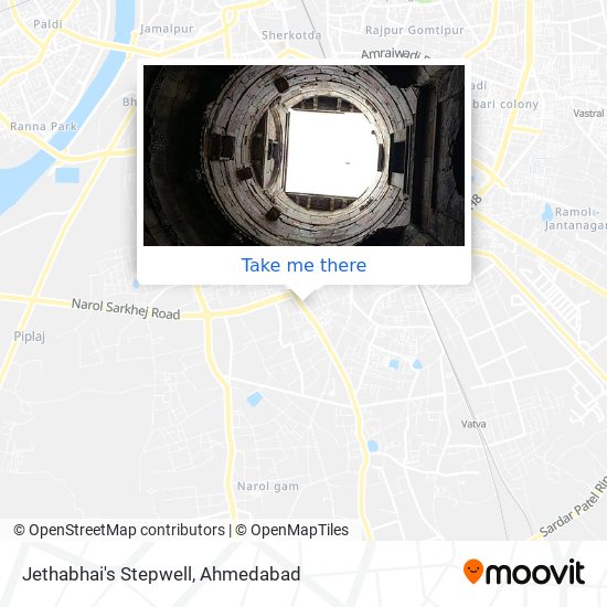 Jethabhai's Stepwell map