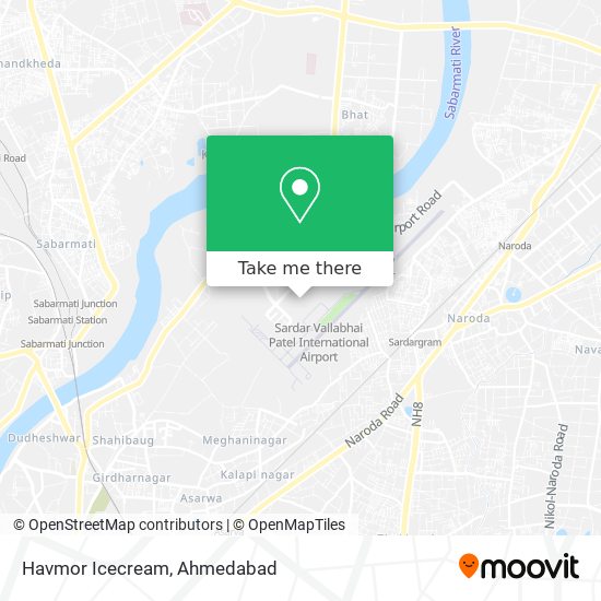 Havmor Icecream map