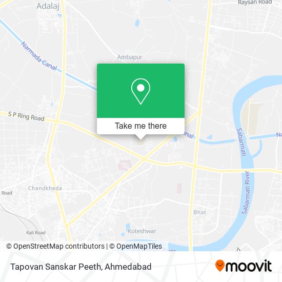 Tapovan Sanskar Peeth map