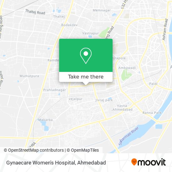 Gynaecare Women's Hospital map