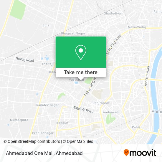 Ahmedabad One Mall map