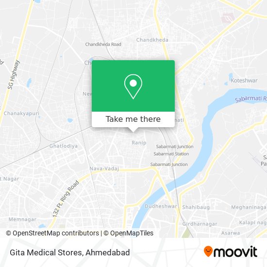 Gita Medical Stores map