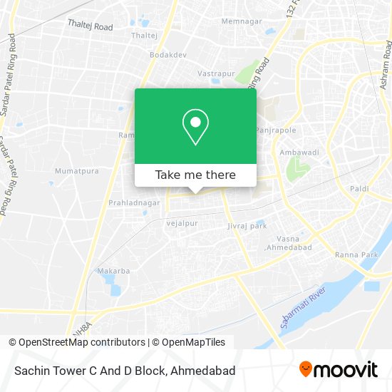 Sachin Tower C And D Block map