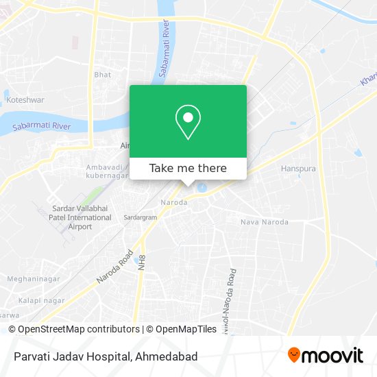 Parvati Jadav Hospital map