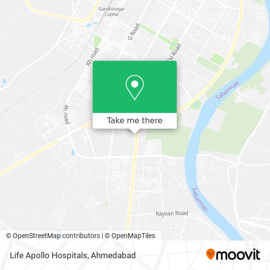 Life Apollo Hospitals map