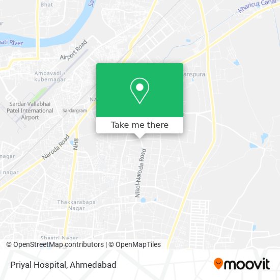 Priyal Hospital map