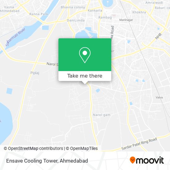 Ensave Cooling Tower map