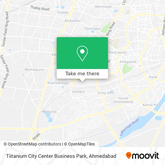 Tiitanium City Center Business Park map