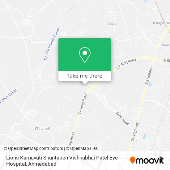 Lions Karnavati Shantaben Vishnubhai Patel Eye Hospital map