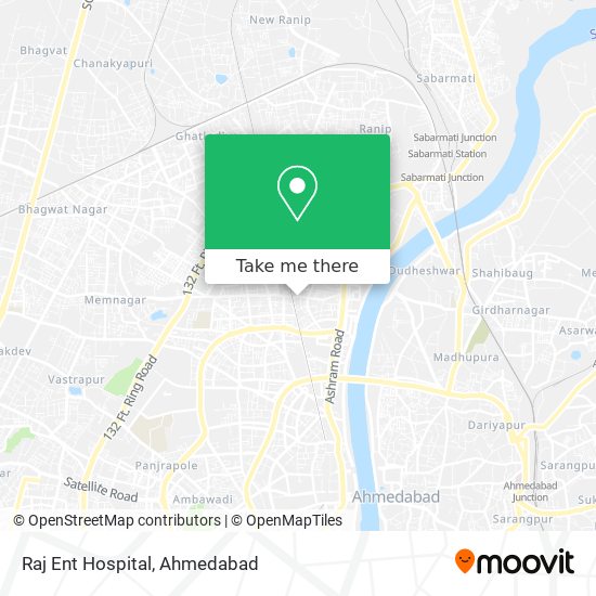 Raj Ent Hospital map