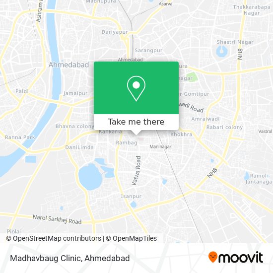 Madhavbaug Clinic map