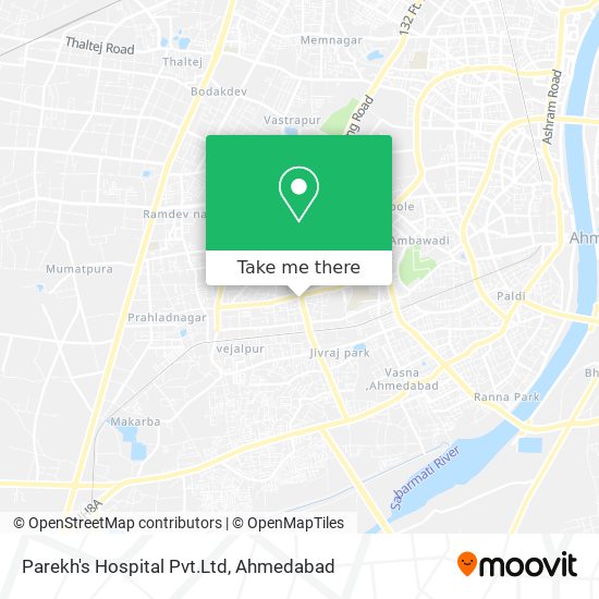 Parekh's Hospital Pvt.Ltd map