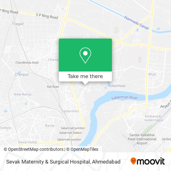 Sevak Maternity & Surgical Hospital map