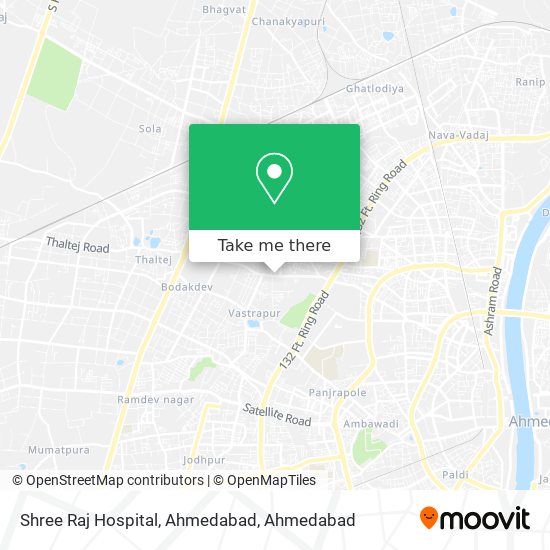 Shree Raj Hospital, Ahmedabad map