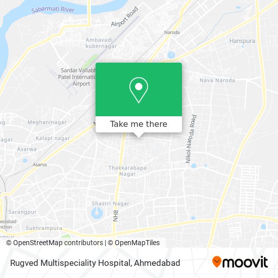 Rugved Multispeciality Hospital map