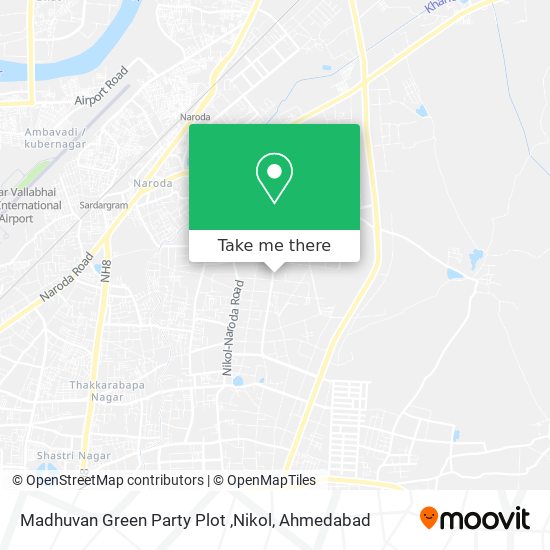 Madhuvan Green Party Plot ,Nikol map