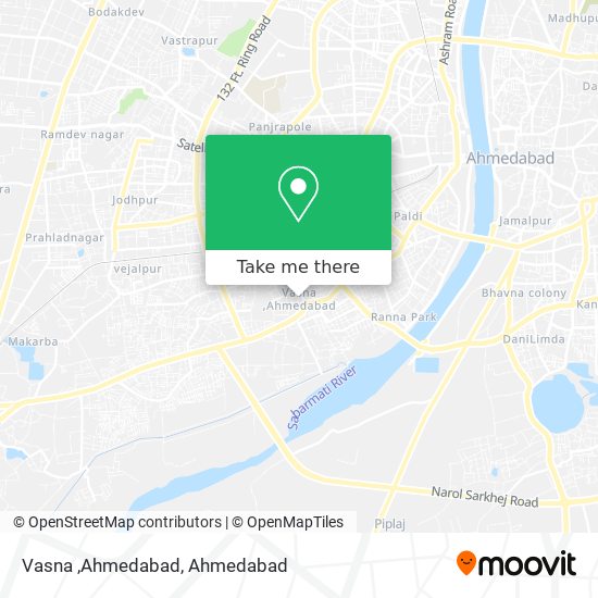 Vasna ,Ahmedabad map