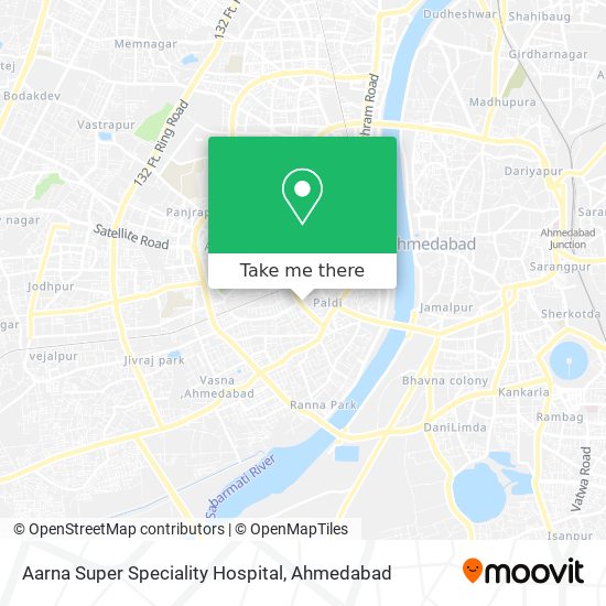 Aarna Super Speciality Hospital map