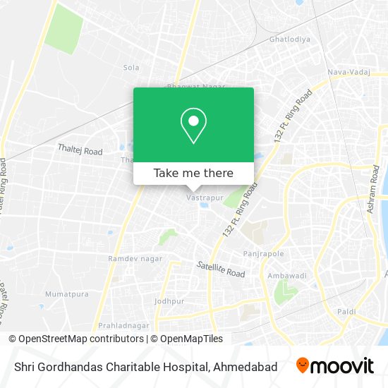 Shri Gordhandas Charitable Hospital map